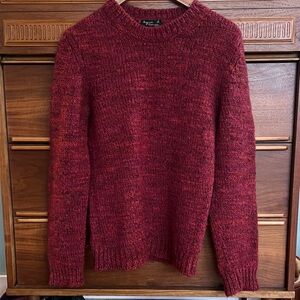 Agnes B Homme Wool and Alpaca Blend Crewneck Sweater